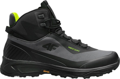 Çizme trekking 4F Ice Cracker M për dimër, me taban Vibram, të zeza