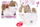 Lodër mace Artyk White and ginger cat walking on a leash, 30cm, për fëmijë 3+