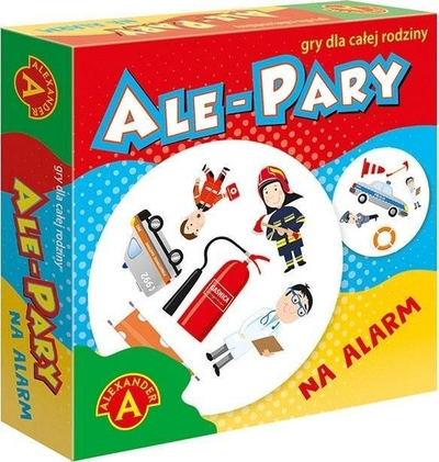 Lojë me letra Alexander Ale Pary On Alarm, 31 letra, për kalamaj, shumëngjyrëshe