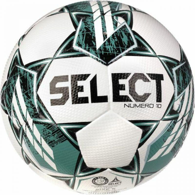 Topi i futbollit Select Numero 10 FIFA Basic V23, madhësia 5, i bardhë/gjelbër