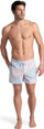 Shorce plazhi për burra Arena Water Prints Beach Short AO, M, thahet shpejt, i bardhë me shumë ngjyra