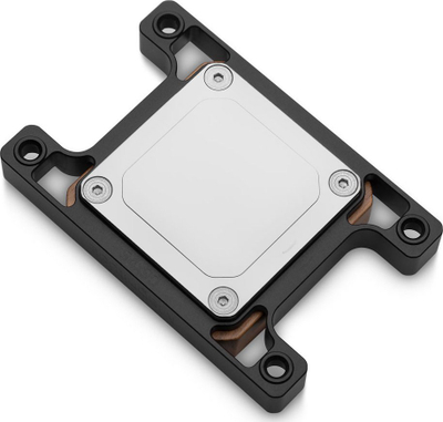 Waterblock CPU EK Quantum Magnitude AM5 Lignum, për AMD AM4 AM5, kapak dru arre, kornizë e zezë