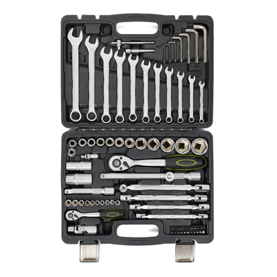 Set veglash Heinner Tool Set, 77 pjesë, çelik CR-V
