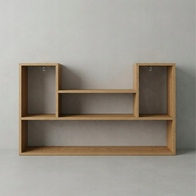 Raft muri Edaxo TALO, 100 x 60 x 16 cm, MDF, dru natyral