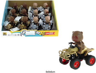 Makina lodër Pegaz Toys Small Car Go Kart Capybara Quad, 9.5 cm, plastike, shumëngjyrëshe