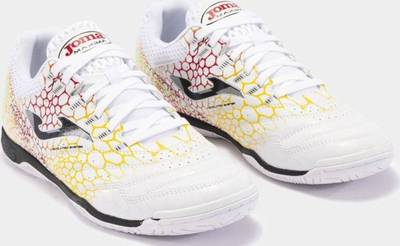 Atlete futsalli Joma Maxima 2442 IN, për burra, për sallë, të bardha me shumë ngjyra