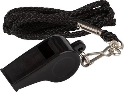 Fishkëllimë sportive Whistle Select 7782300111, plastike, me varëse, e zezë