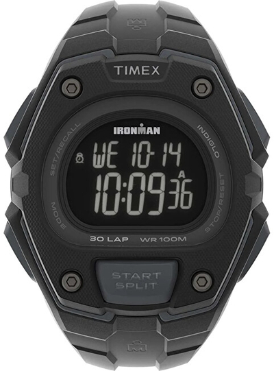 Orë dore për meshkuj Timex Ironman Triathlon TW5M48600, e zezë
