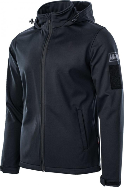 Xhaketë softshell për burra Magnum Cervus, me kapuç, madhësia 2XL, e zezë