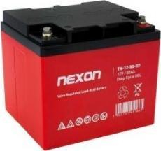 Bateri GEL Nexon TN-12-50-GD, 12V, 50Ah, e kuqe