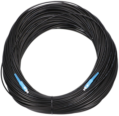 Kabllo patch fibër optike Extralink SC UPC SC UPC, single mode G.657A2, 50 m, i zi