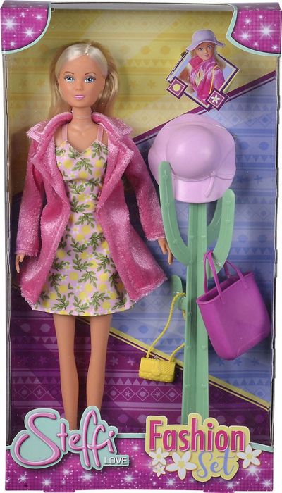 Kukull Simba Steffi Love Fashion, 29cm, me aksesorë, rozë
