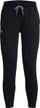 Pantallona treningu Under Armour Rival Fleece Mesh, për goca, pambuk me shtresë fleece, të zeza