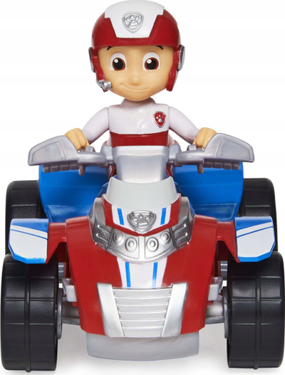 Lodër figurë PAW Patrol Ryder me ATV, për kalamaj 3+, kuqe e kaltër