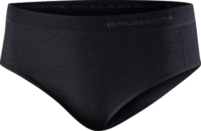 Mbathje termo Brubeck Merino Classic Comfort Wool për goca, madhësia 4XL, të zeza