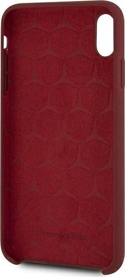 Futrollë telefoni Mercedes Silicone Line MEHCI65SILRE, për iPhone Xs Max, silikon, e kuqe
