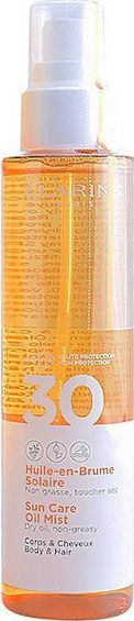 Vaj sprej për trup edhe flokë Clarins Sun Care Oil Mist, SPF30, 150ml
