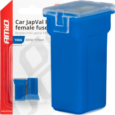 Siguresë makine AMiO Car Fuse Japval Pal Female, 100A, mini 17mm, set 2 copë