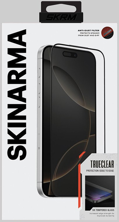 Xham mbrojtës Skinarma True Clear për iPhone Air, 9H, shumë i kthjellët, transparent