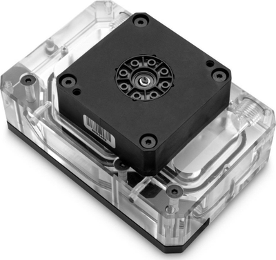 Pompë me depozitë uji EKWB EK-Quantum Kinetic FLT 80 DDC PWM, D-RGB, e tejdukshme me të zeza