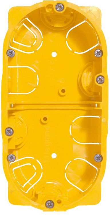 Kuti montimi Legrand Batibox 080042, 60mm, 142 x 40mm, e verdhë
