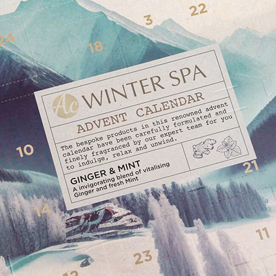 Kalendar advent Accentra Winter Spa, 24 copë