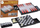 Set loje 3 në 1 Game Set, shah dama backgammon, magnetik, 25 x 23.5 cm