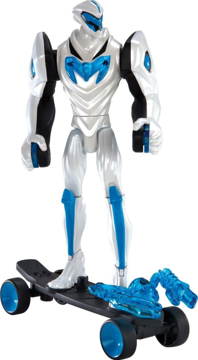Figurë lodër Mattel Max Steel Turbo Skateboard BHJ04BHH31, plastike e fortë, shumëngjyrëshe