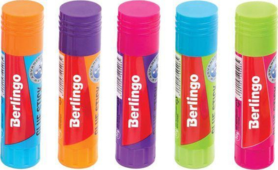Лепак во стик Berlingo Glue Stick Fuze, 10g, мешани бои