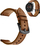 Rrip lëkure Strado për Amazfit BIP GTS GTR 42mm, universal, kafe