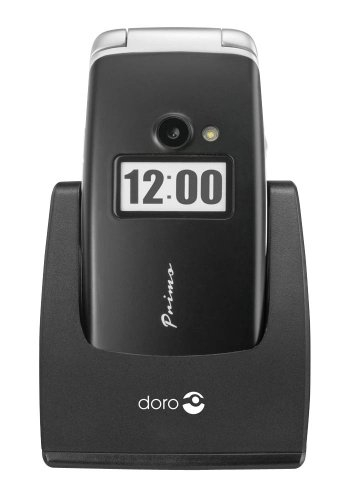 Telefoni Doro Primo 413, ekran 2.4\", 2MP, i zi