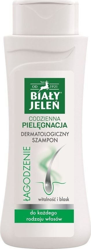 Shampo flokësh Pollena Biały Jeleń Daily Care Soothing, dermatologjike, për të gjitha llojet e flokëve, 300ml