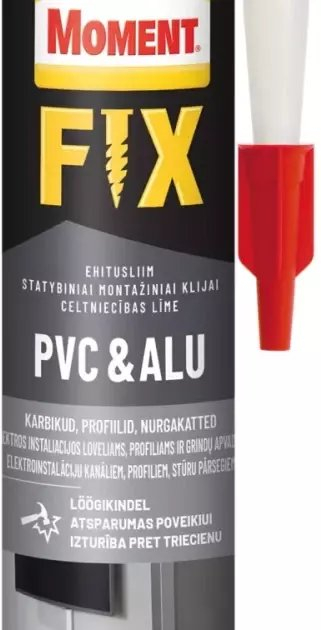 Ngjitës montimi Henkel Moment Fix PVC ALU, 440g, i bardhë