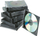 Kuti slim e tejdukshme për CD DVD, set me 25 copë