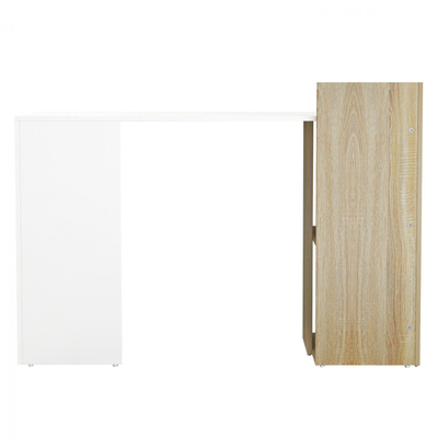 Tavolinë me rafte “Syndya” 112×55×85 cm,"HM8994.02", bardhë