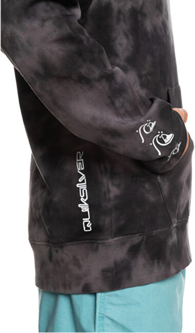 Duks Quiksilver Cloudy Regular Fit, i zi/hirtë