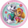 Pjata letre GoDan Paw Patrol, 20cm, set 8 copë, shumëngjyrëshe