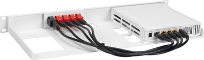 Rackmount për router Rackmount.IT RM-FR-T5, 19", për Fritz!Box 4060, i zi