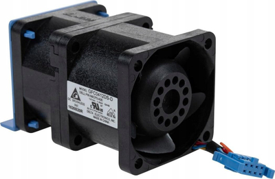 Ventilator standard Dell Cus Kit 384-BCZS, DC brushless, për server kompjutri, me ngjyrë të zezë