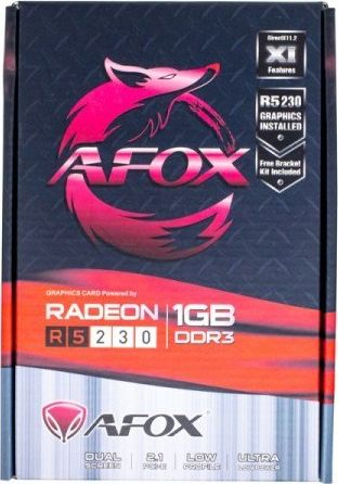 Kartë grafike Afox AMD Radeon R5 230, 1GB DDR3, 64 bit, e zezë