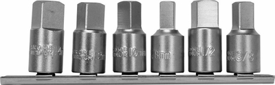Set çelësa karteri YATO YT-05997, 6 copë, 8-14mm, metalik