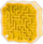 Loja logjike Maze With Yellow Ball, labirint kompakt, 5 x 5 x 2 cm, e verdhë
