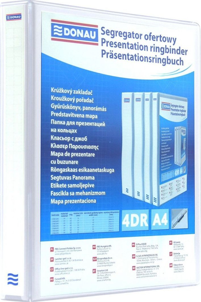 Dosje Donau A4, 63mm, e bardhë