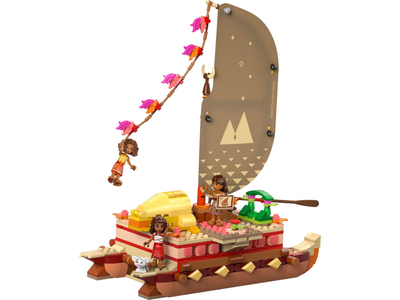 Set lodër LEGO 43270 Moana's Adventure Canoe, për fëmijë, shumëngjyrësh