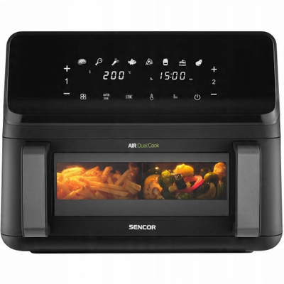 Fritezë me ajër Sencor SFR 9650BK, 9L, me programe gati, e zezë