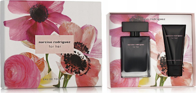 Set dhurate per gra Narciso Rodriguez For Her, EDT 1.6oz, Losion trupi 1.6oz