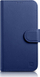 Këllëf-portofol iCarer Wallet Case 2n1 për iPhone 14 Pro, lëkurë, Anti RFID, blu