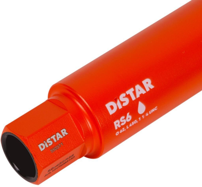 Kurorë shpimi diamanti Distar RS6, 62mm, 450mm, portokalli