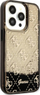 Kapak telefoni Guess GUHCP14LLC4PSGK për iPhone 14 Pro, Liquid Glitter 4G, i zi transparent