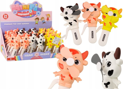 Lodër me erë Fudge Mini Pinwheel, dorës, 3 ngjyra